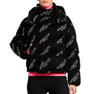 Moncler Caille Logo Puffer Jacket Coat Contrast Ho